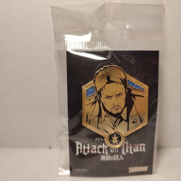 Attack on Titan Reiner Braun Golden Series Enamel Pin Official AoT Collectible - Picture 2 of 3